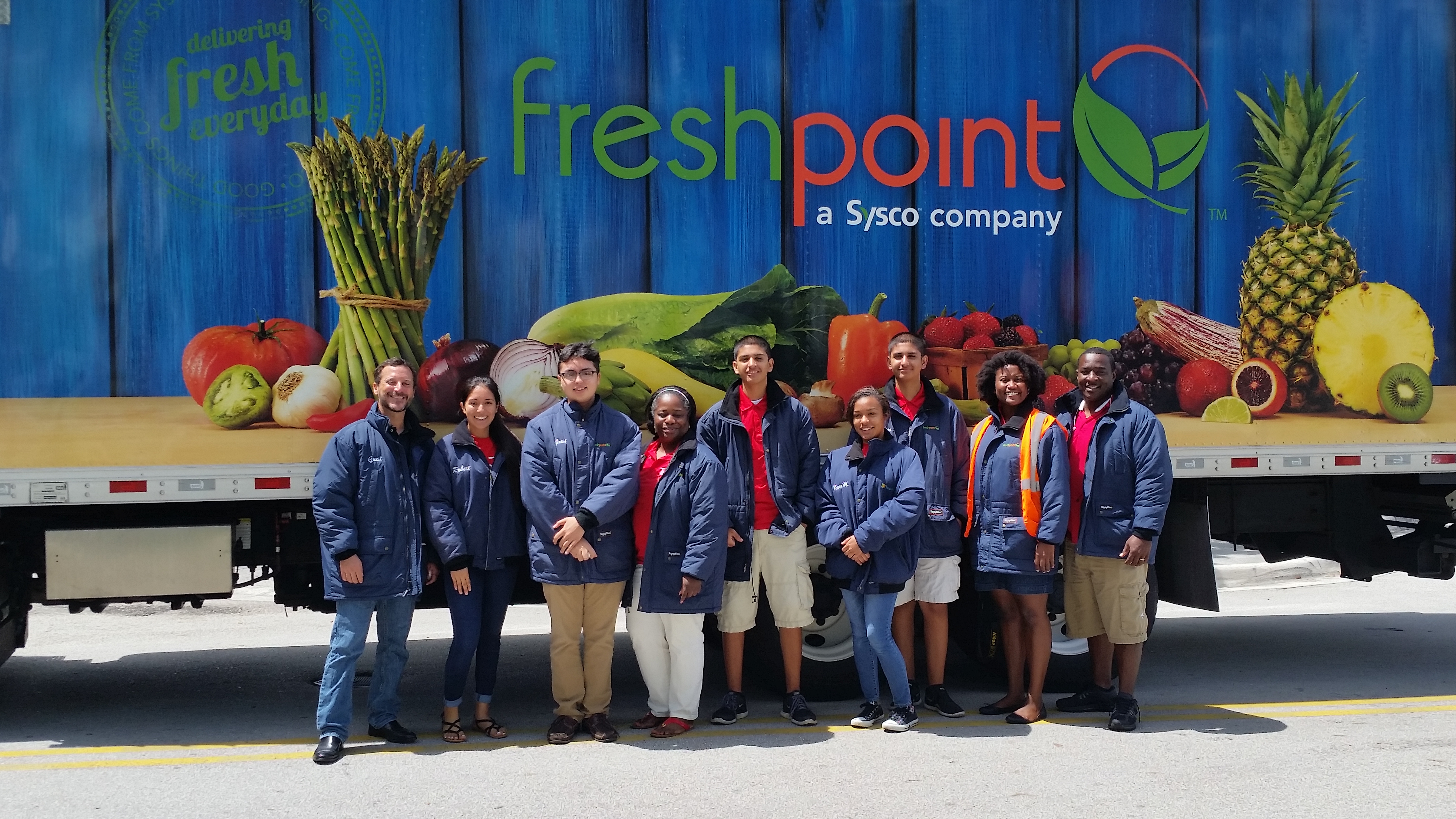 Students’ trip to Freshpoint