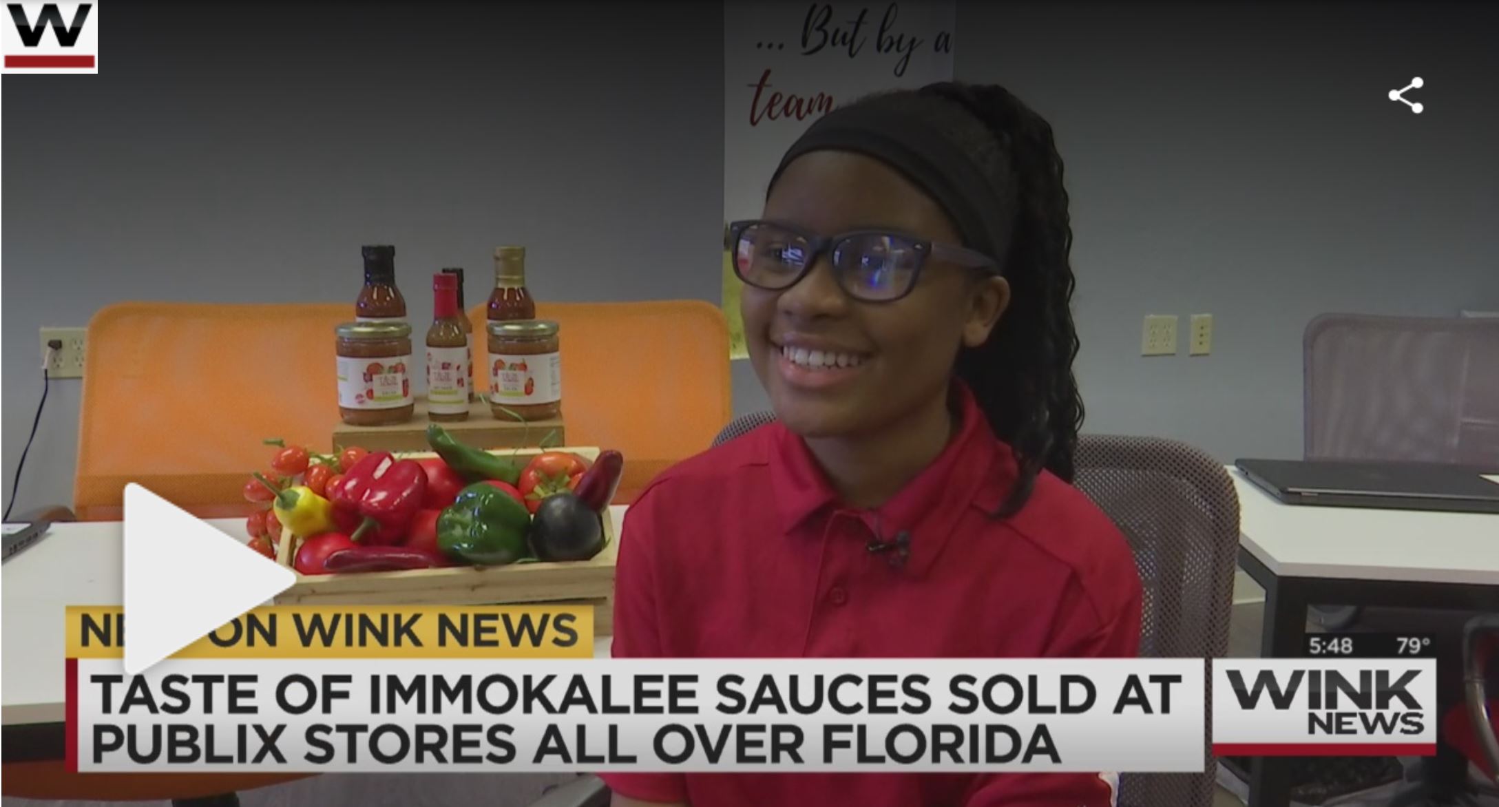 WINK News: Students launch Taste of Immokalee products in all Florida Publix stores